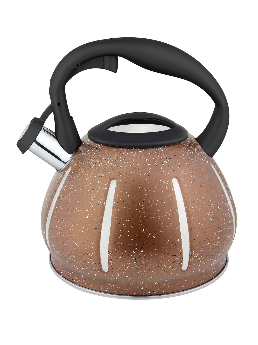 Haus Roland чайник из нержавеющей стали, 3 цвета, 3 литра - Коричневый