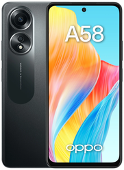 Смартфон OPPO A58 6/128Гб, блестящий черный