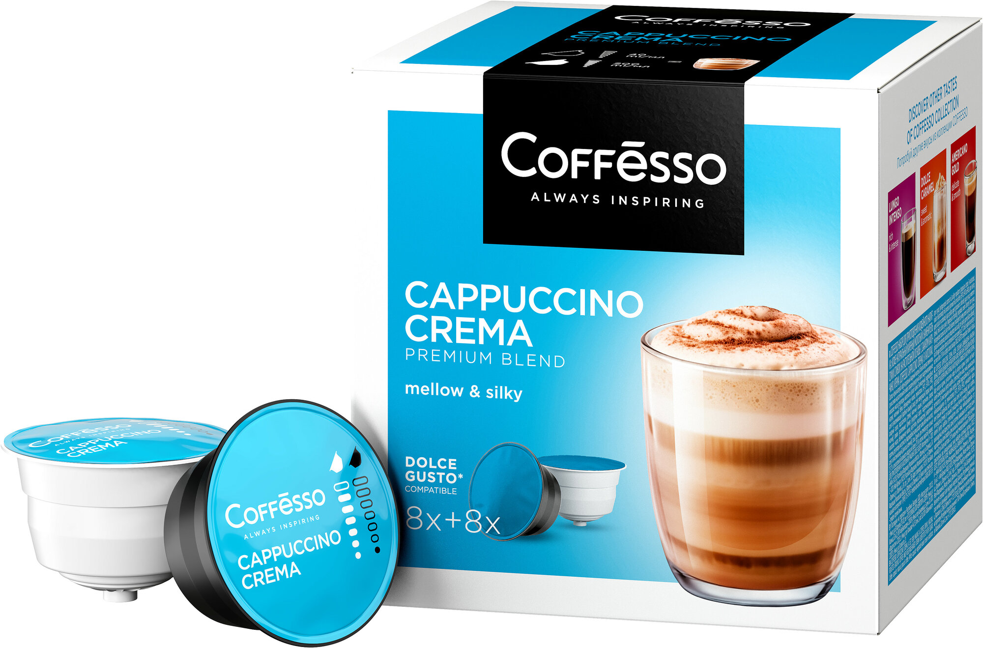 Кофе в капсулах Coffesso Сappuccino Crema - фотография № 9