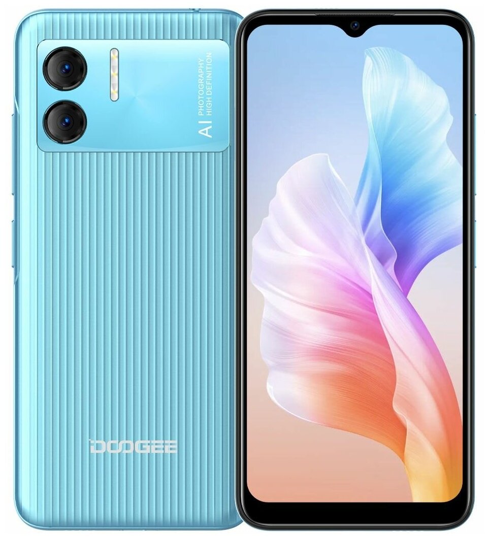 Смартфон DOOGEE X98 Pro 4/64 ГБ RU, Dual nano SIM, ocean blue