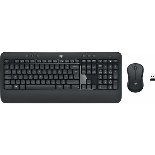 Комплект клавиатура + мышь Logitech MK540 Advanced, графитовый, только английская клавиатура и мышь logitech mk540 advanced black usb