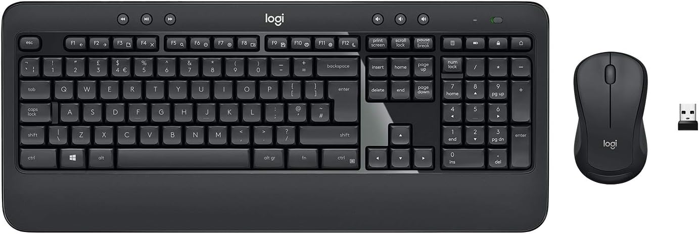 Комплект клавиатура+мышь Logitech MK540 Advanced черный/черный (920-008685) - фото №1