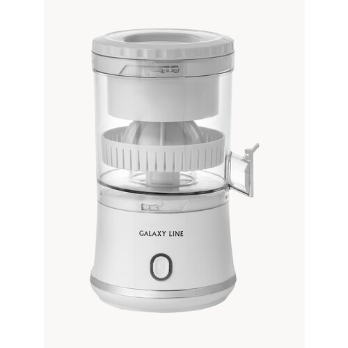 Соковыжималка GALAXY LINE 0855, для цитрусовых, белая, пластик, 0,25 л
