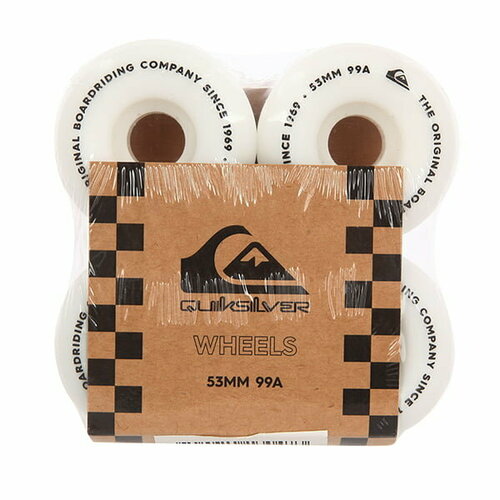 фото Колёса 4 шт. в уп. quiksilver street wheels, цвет белый, размер one size