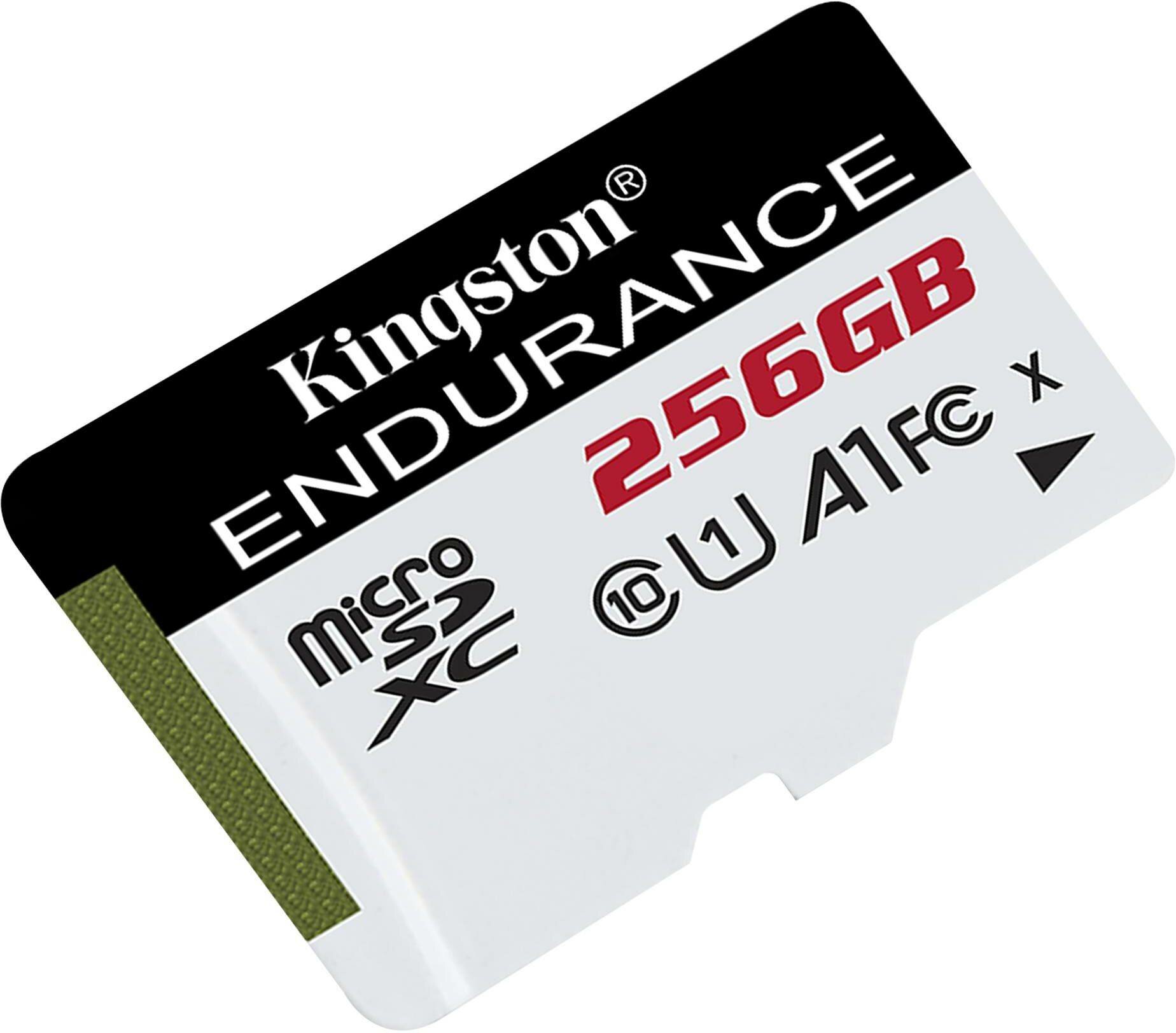 Карта памяти microSDXC 256ГБ Class10 Kingston High Endurance UHS-I U1 (sdce/256gb)