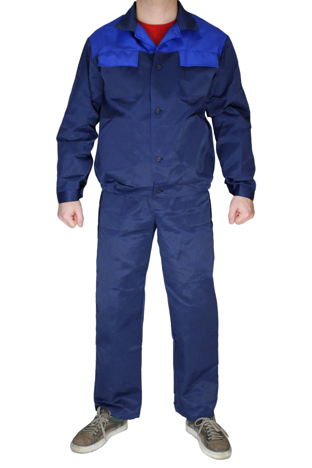 Рабочий костюм для сантехников цвет синий (размер: 56-58)