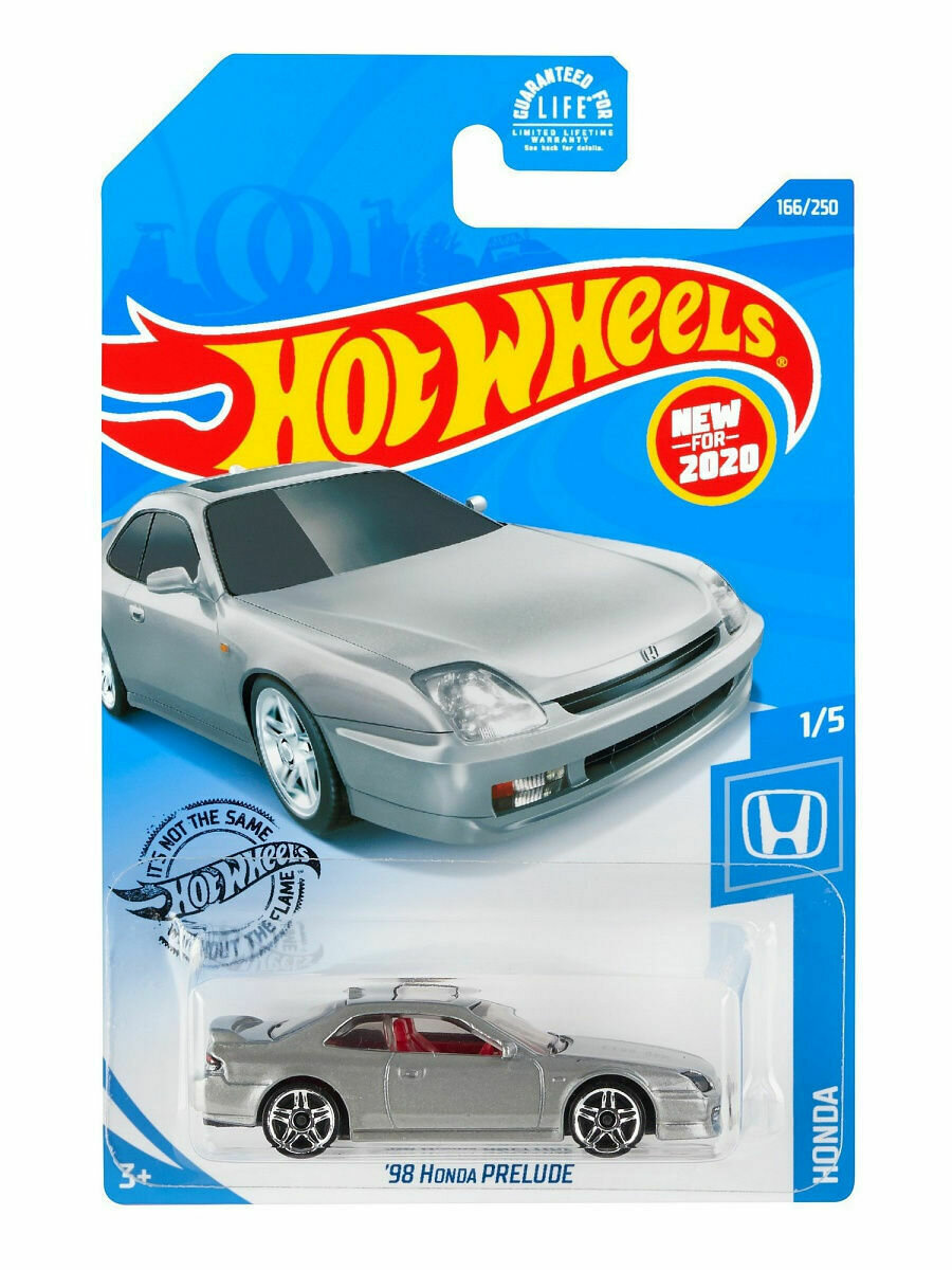 Hot Wheels '98 HONDA PRELUDE Хонда 166/250 HONDA Series 1/5 Mattel GHB55 2020
