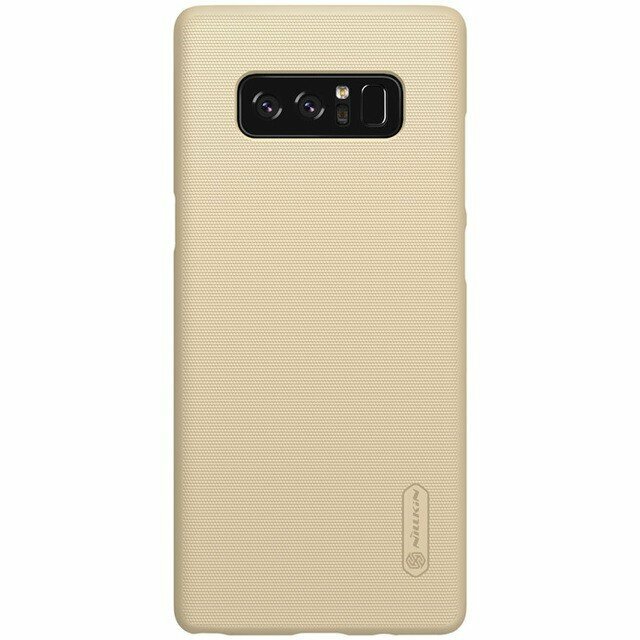 Накладка Nillkin Frosted Shield пластиковая для Samsung Galaxy Note 8 N950 Gold (золотистая) + пленка