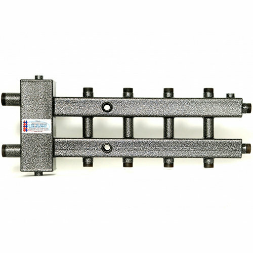 фото Коллектор с гидравлическим разделителем 5 контуров 70 кВт OLRUS (ГК5-70)