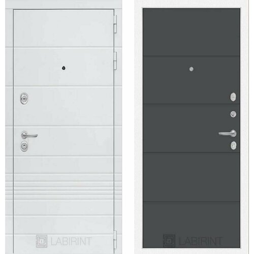 Входная дверь Labirint Trendo 13 Графит софт 960x2050, открывание правое входная дверь labirint мегаполис 13 графит софт 960x2050 открывание правое