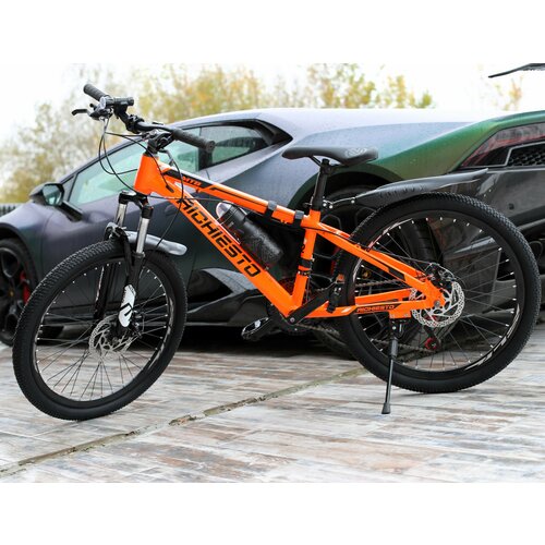 Велосипед RICHIESTO для девочек 24 дюйма модель 2023 года оранжевый 2115000₽