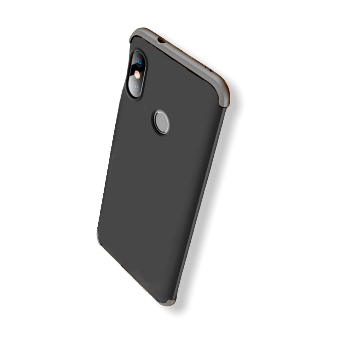 Чехол-бампер-панель MyPads с полной защитой телефона по всем краям и углам для Xiaomi Mi Max 3 черный