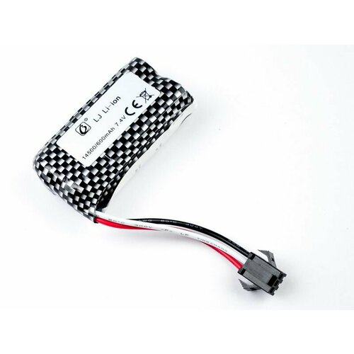 Аккумулятор Li-Po 600mAh, 7.4V SM-3P для Huina 1567 HUI NA TOYS HNB1567