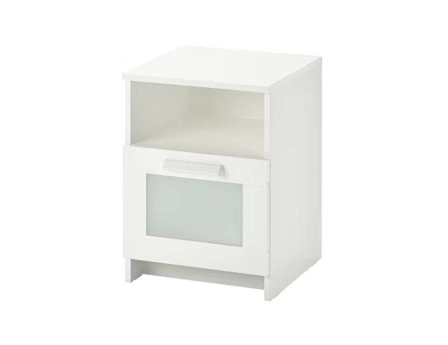 Тумба прикроватная Ikea Brimnes Икеа Бримнес, 39x41, белый