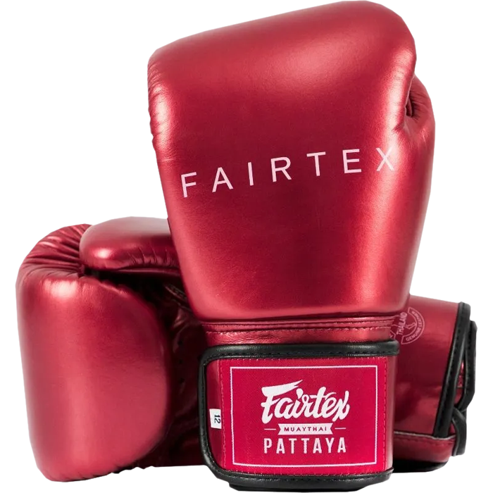 Боксерские перчатки Fairtex BGV22 Metallic Red. 14oz