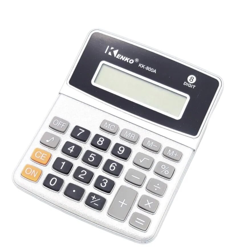Настольный Калькулятор KK-800A настольный 8 разрядный серебристый