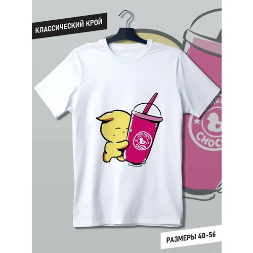 фото Футболка, размер l, белый будь на стиле