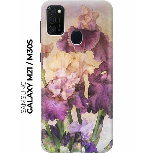 RE: PA Чехол - накладка ArtColor для Samsung Galaxy M21 с принтом Фиолетовые цветы re pa cиликоновый чехол накладка artcolor для samsung galaxy m31s с принтом фиолетовые цветы
