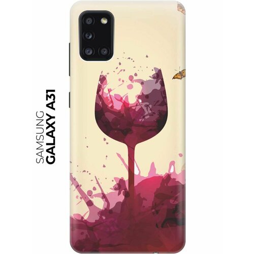 Чехол - накладка ArtColor для Samsung Galaxy A31 с принтом Летнее вино чехол накладка artcolor для samsung galaxy s10 с принтом летнее вино