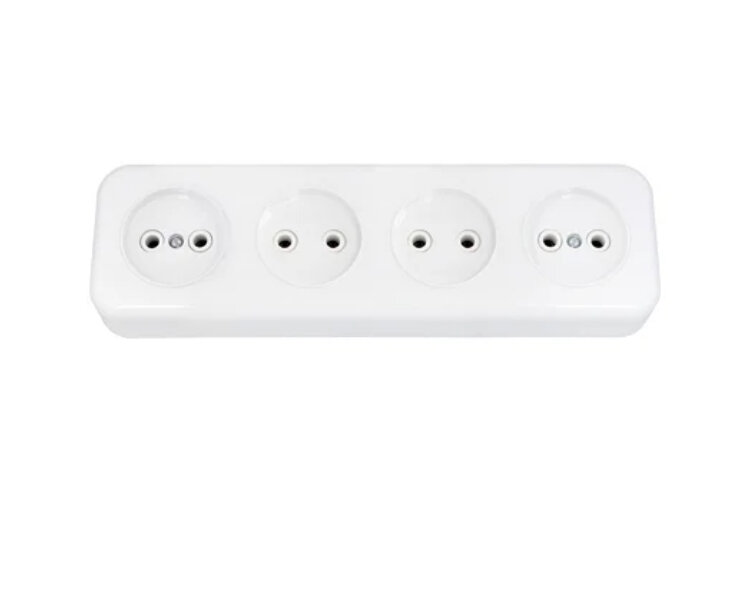 Розетка BYLECTRICA РА16-246 16 А белый