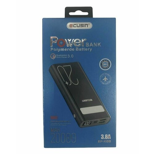 Внешний аккумулятор ECUSIN EP-K09 20000 mAh черный 215000₽
