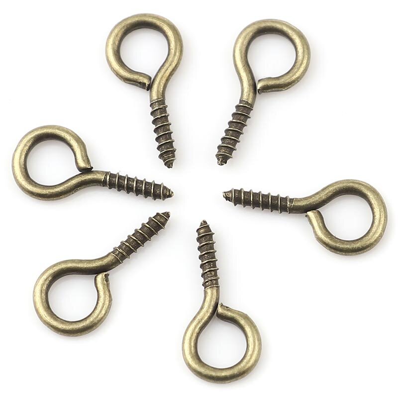 Штифт винтовой 0001254 бронзовый цвет 14х7 мм цена за 100 шт.