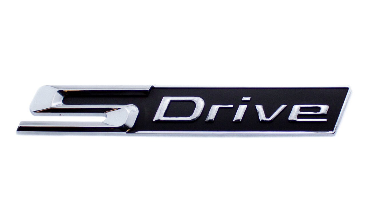 Шильдик S-drive для BMW нового образца хром