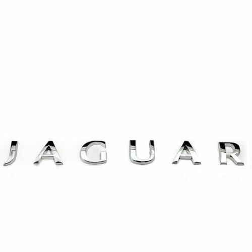 Шильдик на багажник Jaguar тонкий шрифт