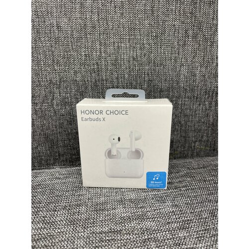 Беспроводные наушники HONOR Choice Earbuds X USB Type-C ледяной белый 269900₽
