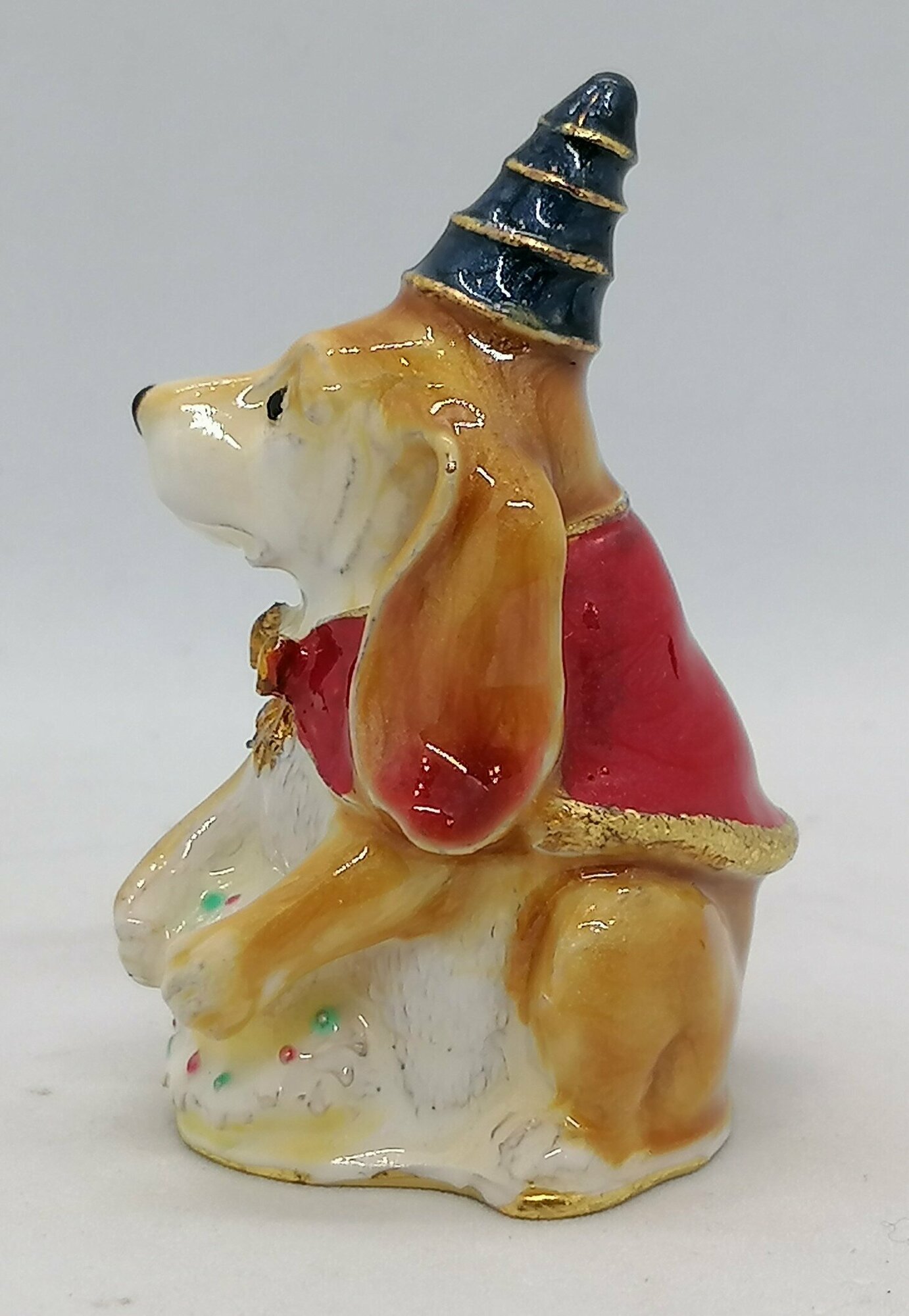 Наперсток Фаберже "собака В колпаке " — фото 1