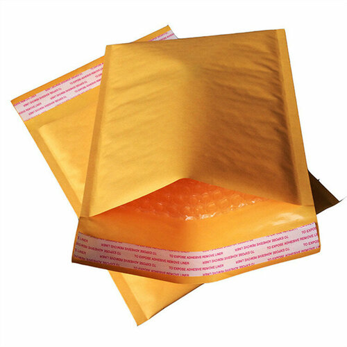Конверт пакет с пузырчатой пленкой размером 11 на 18 см 50шт.