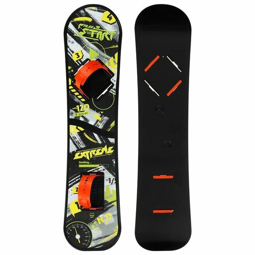 Сноуборд детский Snow Cat с облегчёнными креплениями 95 см цвет разноцветный 1620₽