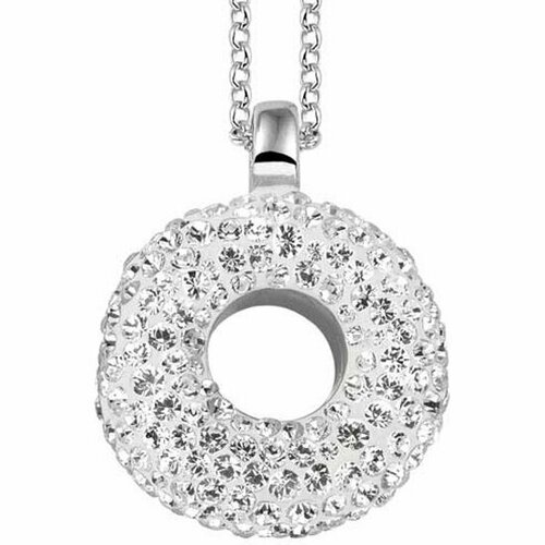 Колье Phantasya, кристаллы Swarovski, длина 45 см, серебряный колье циркон кристаллы swarovski фианит