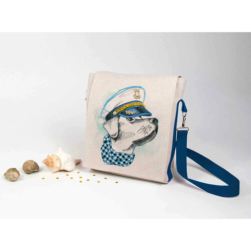 Набор для шитья и вышивания Матренин посад текстильная сумка-планшет Моряк, 17*23см