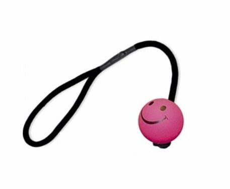 Nobby Игрушка для собак Мяч Смайлик на веревке, 6,3 см