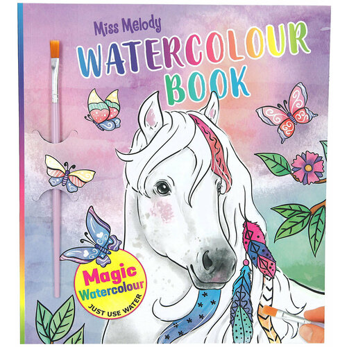 Альбом для раскрашивания Акварель Miss Melody Watercolour Book