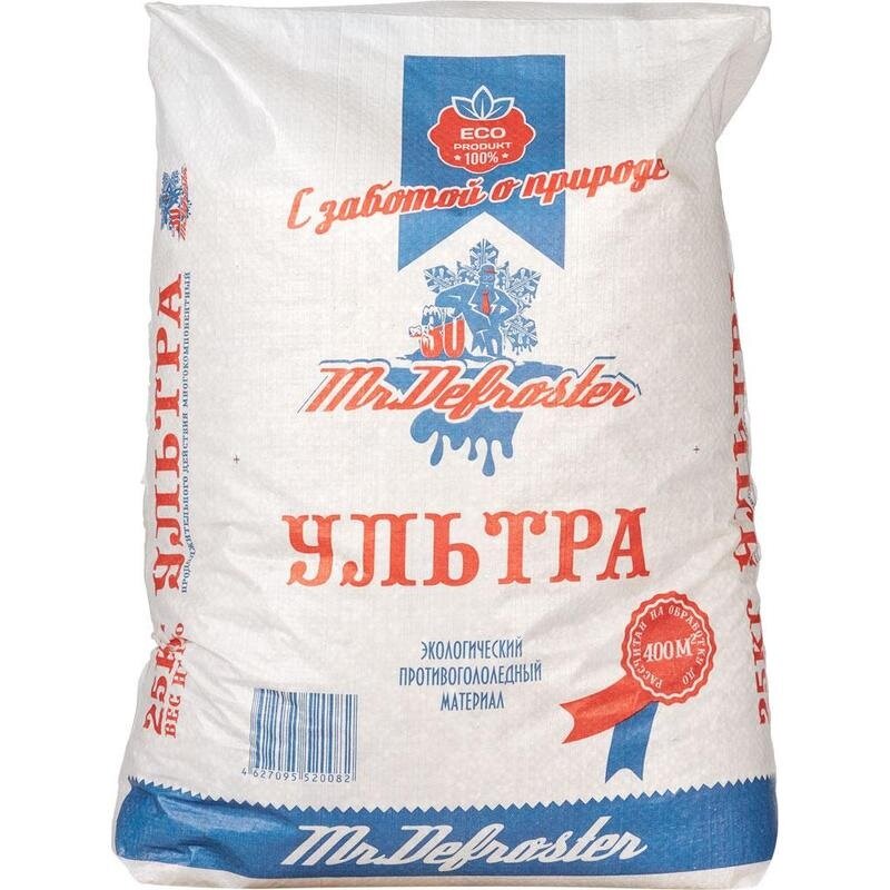 Противогололедный реагент Mr.Defroster "Ультра" 25 кг - фото №2