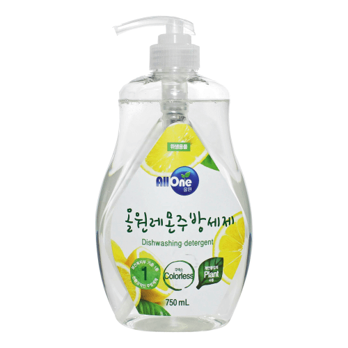 ALLONE Средство для мытья посуды, овощей и фруктов с экстрактом лимона 750 мл