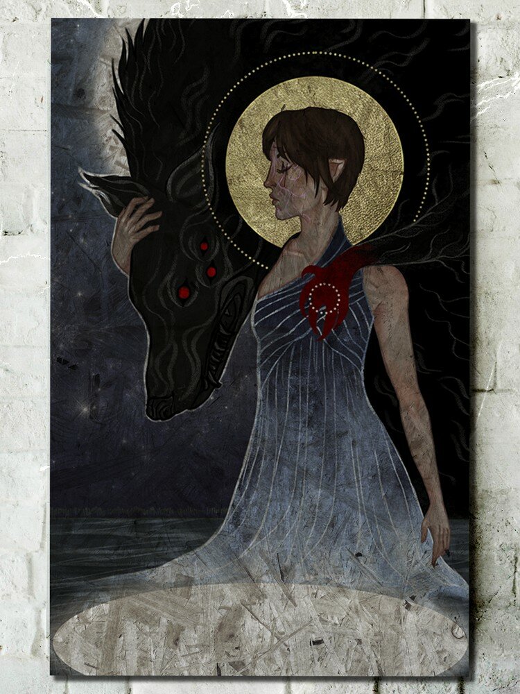 Картина интерьерная на рельефной доске ОСП Игры Dragon Age Инквизиция - 14293