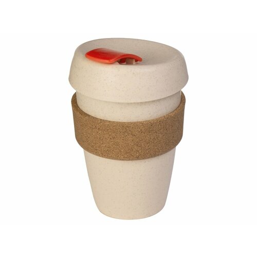 Стакан из пшеничного волокна с двойными стенками Pino, красный