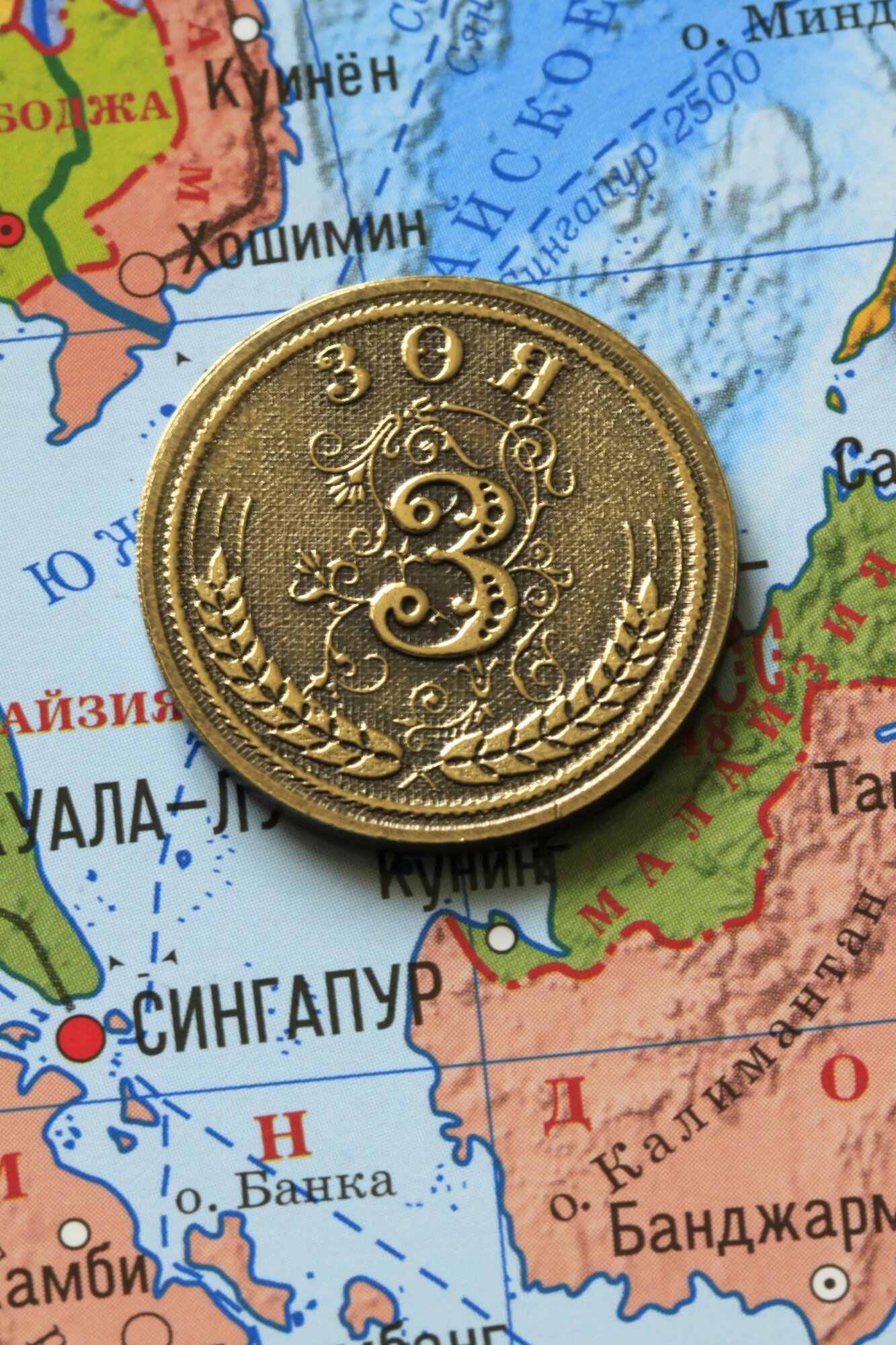 Именная оригинальна сувенирная монетка в подарок на богатство и удачу для женщины, девушки и девочки - Зоя