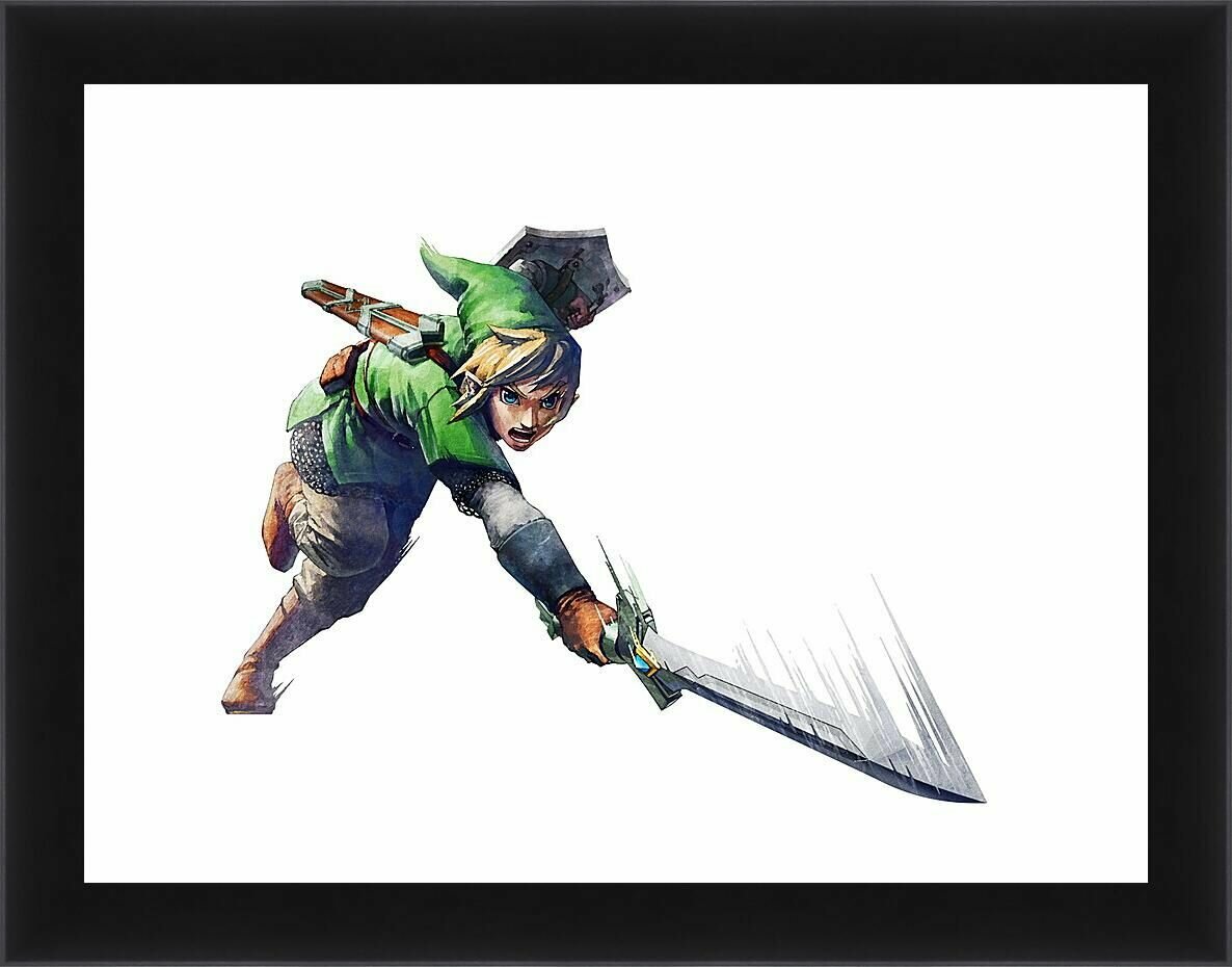 Плакат постер на бумаге The Legend Of Zelda: Skyward Sword. Размер 21 х 30 см