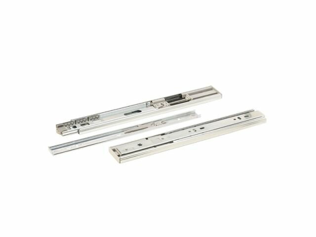 Направляющая шариковая STARFIX SMF-15375 полного выдвижения 550х45 мм Push to open с доводчиком 2 шт