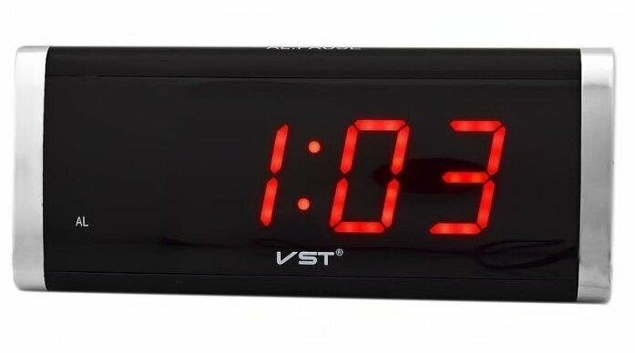 Часы электронные VST-730 красные