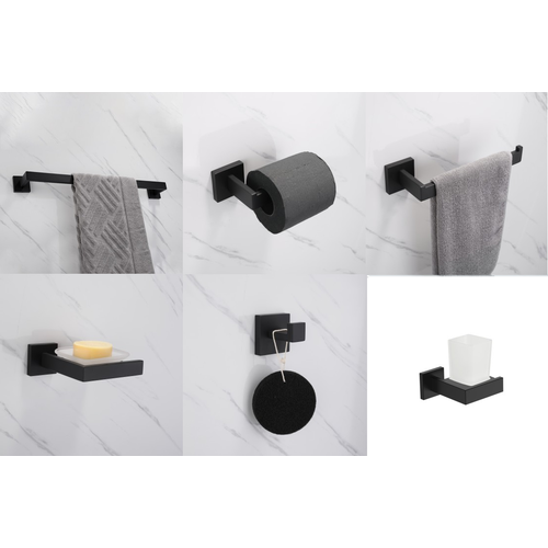 Набор аксесcуаров для ванной BOCH MANN CR-F25B BM9641 черный