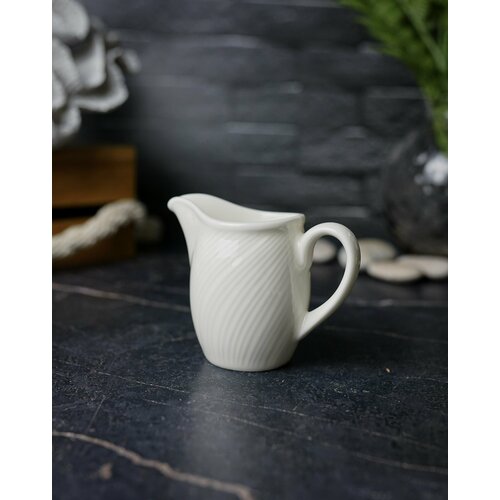 Молочник Porland Storm 70 мл, белый, фарфор