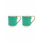 Набор из 2-х кружек Pip Studio Chique Gold-Green, WW.51.002.386, 250 мл - изображение