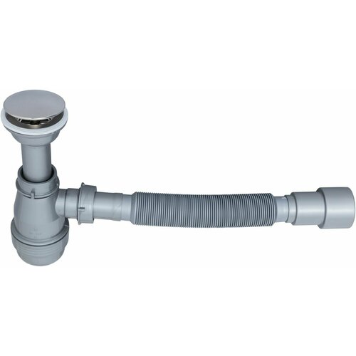 Сифон для раковины серый Aquanet d4050 1406₽