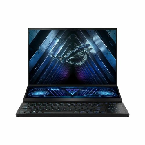 Ноутбук ASUS ROG Zephyrus Duo 16 GX650PY-NM083W IPS 2K (2560x1600) 90NR0BI1-M004V0 Черный 16 AMD Ryzen 9 7945HX, 32ГБ DDR5, 2ТБ SSD, GeForce RTX 4090 16ГБ, Windows 11 Home ноутбук asus rog zephyrus duo 16 2023 gx650py nm040w 90nr0bi1 m00270 16 ryzen 9 7945hx 32 гб ssd 2048 гб geforce® rtx 4090 для ноутбуков черный