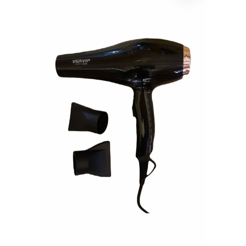 Профессиональный фен для волос VGR VIP V-9200 6000Вт 3 ступени регулировки температуры и 2 вентилятора 2 насадки холодный воздух воздушный фильтр 109500₽